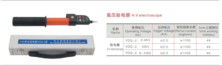 H. V Electroscope with Case