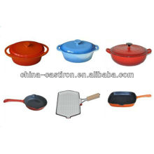 cast iron induction cookware set