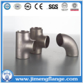 ASME 16.9 304L STAINLESS STEEL mengurangi/sama tee