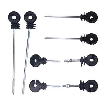 Black Plastic Screw-In Ring Electric Fence Insulator - Affordable Chinese Supplier