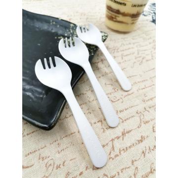 100% biodegradável PLA Compostável Spork descartável