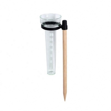 Metal Garden Stick with Rain Gauge - Measuring Rainfall