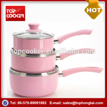 New Arrivel Aluminum Ceramic Coating Sauce Pan Set