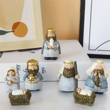 Novelty Handmade Resin Christmas Decorations - European Polyresin Nativity Scene Sets