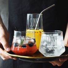 Small and Large Drinking Glasses Cup