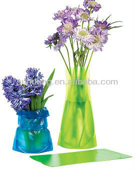 Foldable PVC Vase Flower Vase