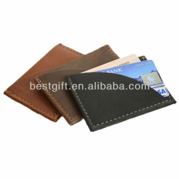 Leather visa black card Holder/Card Pouch