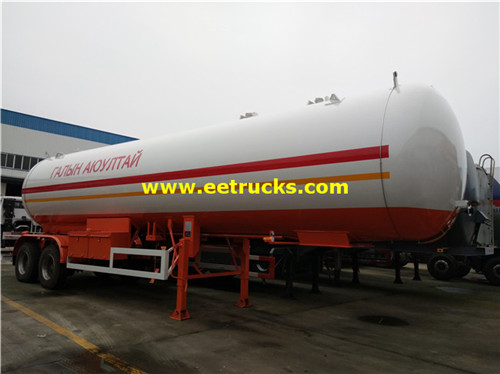 38cbm 15ton LPG Transportation نصف مقطورة