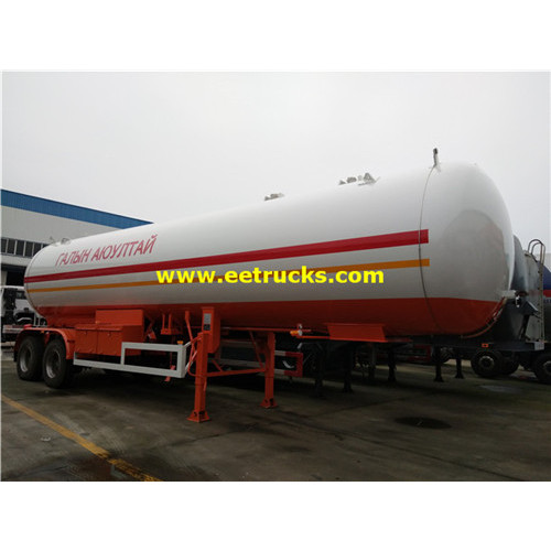 Semirremolques del transporte del LPG de 38cbm 15ton