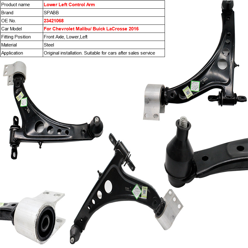 84107267 23421068 Front Lower Left LH Suspension Control Arm For Chevrolet Malibu Buick LaCrosse 2016