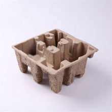 Recyclable paper pulp mold shock-proof packing tray inserts
