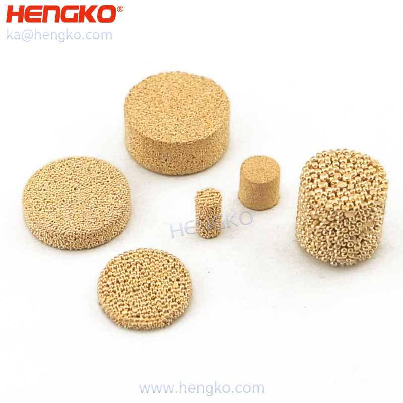 durable custom sintered metal bronze bass powder porous filters