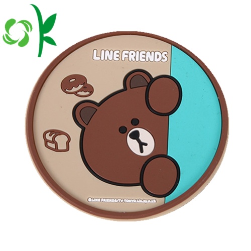 Silicone dưới uống Cup Coaster Mat cho Cup