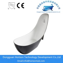 High heeled shape acrylic bathtub