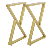 Industrial Furniture Table Frame Modern X Shape Table Legs