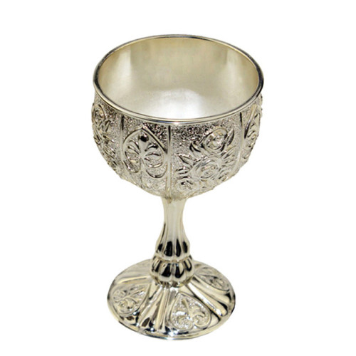 De alta calidad de zinc aleación de plata kiddush taza