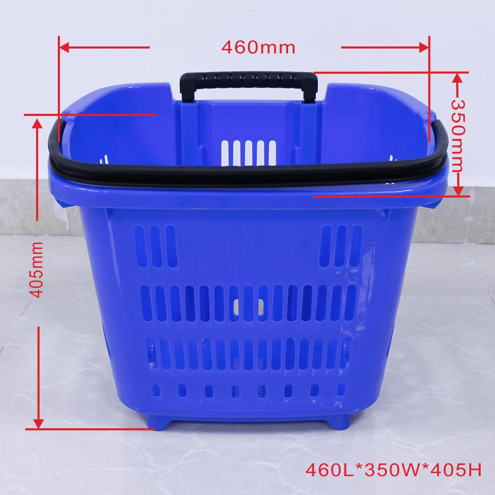 Blue Shopping Baskets