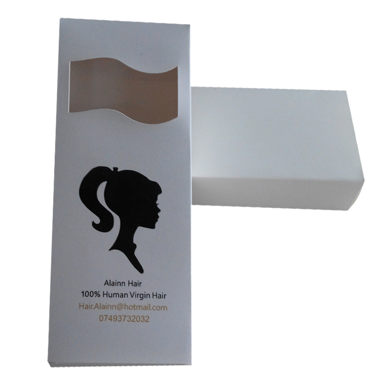 Custom High Quality Hair Extension Display Packaging Box