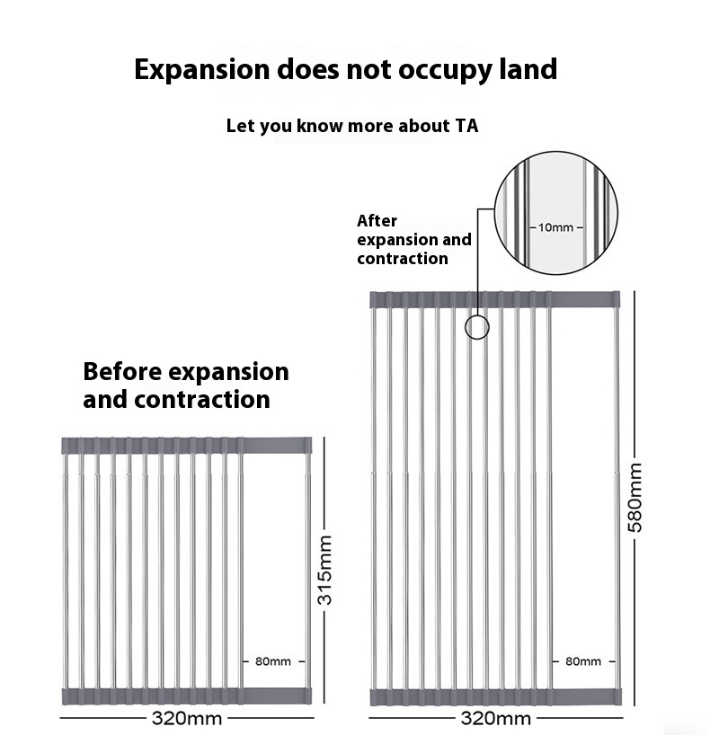 তিন-ঝুড়ি স্টেইনলেস স্টীল সিঙ্ক রাক Three-Basket Stainless Steel Sink Rack