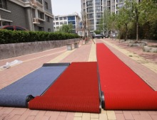 Polyester Needlepunch Twin Rib Stripe Carpet with PVC Backing