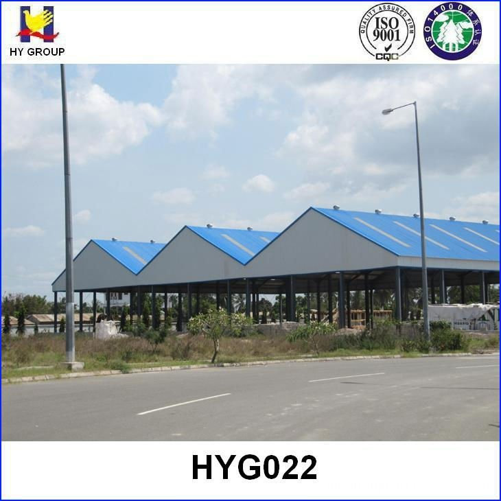 steel roof structure for warehouse