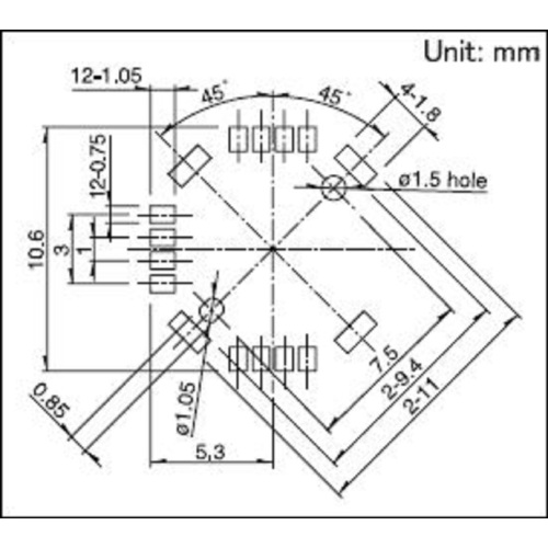 大型トルクタッチ式薄型ロータリースイッチ