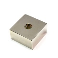 Countersunk Bore hole Rare earth Neodymium magnet