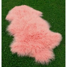 Curly Lamb Shearling Leather Fur Pelt