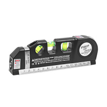 Multipurpose Laser Range Finder with Crosshair Laser and Self-Adjusting Level