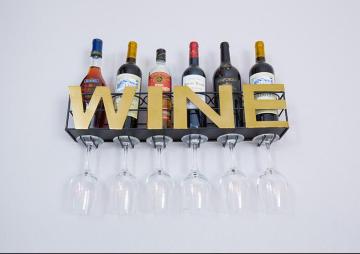 Wine Glasses Holder Storage Wall Mount Wine Rack