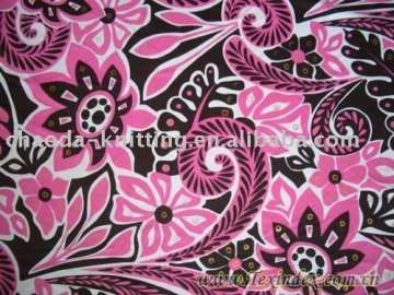 Underwear fabric, Printed Bright Nylon Spandex Tricot, Textile