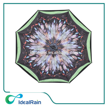 Double Layer Upside-down Umbrella Reverse Folding Umbrella