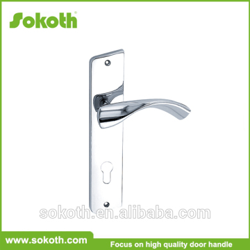 Top good security aluminium door handle,door hardware