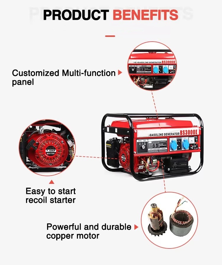 Portable silent Generator Set 3kw 便携式静音发电机组 3kw