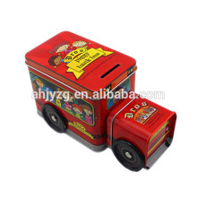 cartoon car shaped promotion packing gift tin