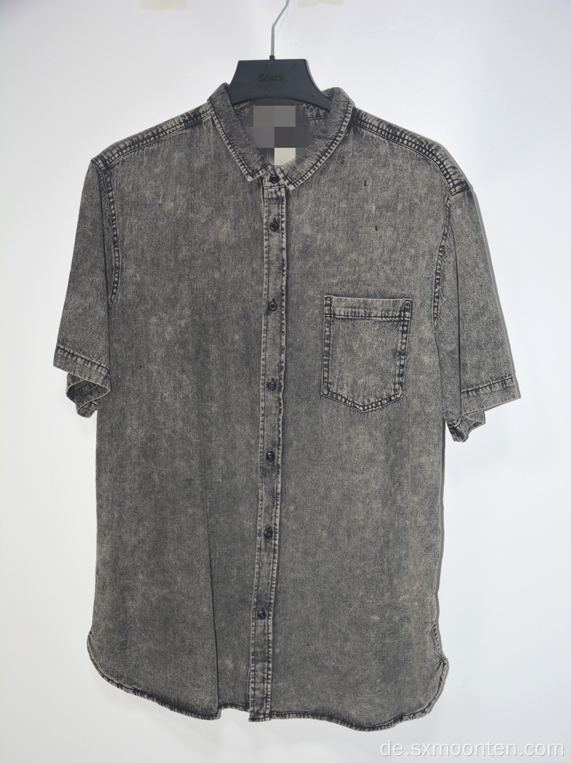 Neues Design Grau Casual Sleeve Shirt