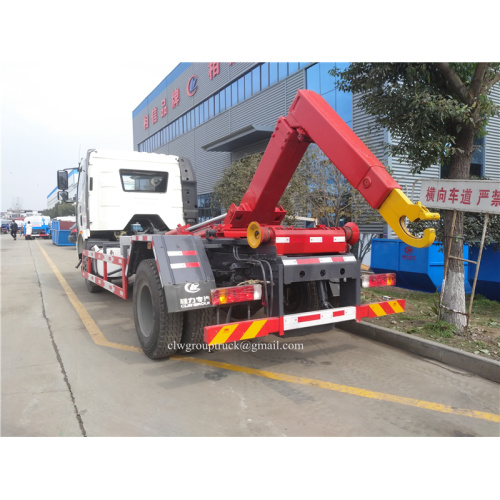 Camión de basura FAW con carro desmontable