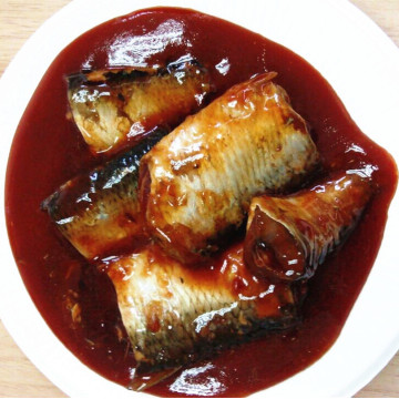 Herring Canned Fish In Tomato Sauce Chili