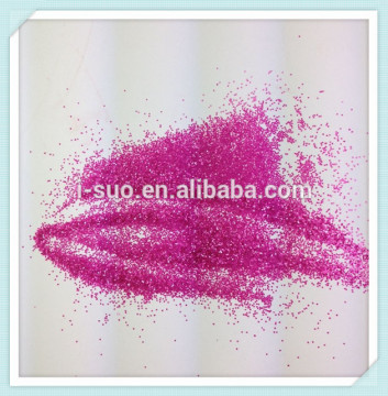 Purple glitter powder with colorful
