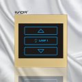 1 Gang Dimmer Switch 400W in Acrylic Material Outline Frame (SK-T1200DH1)