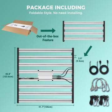 Hydroponic de interiores Luz de cultivo completa 800W