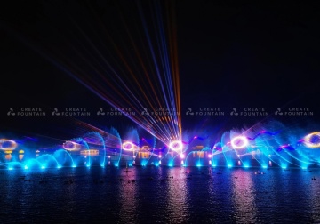 Large Floating Musical Fountain