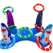 Inflatable Shark Flamingo Dinosaur Pool Toys: Toss Games for Kids and Adults