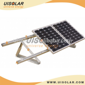 Flat roof solar panel mounting frames