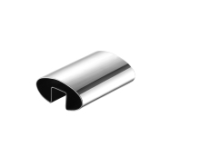 Stainless Steel Pipe , Oval Single Slot Tube