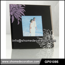 put your picture in a frame Glass Photo Frame