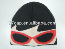 Acrylic Knitted beanie hat