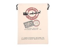 The gift bags Christmas drawstring bag cotton gift bag