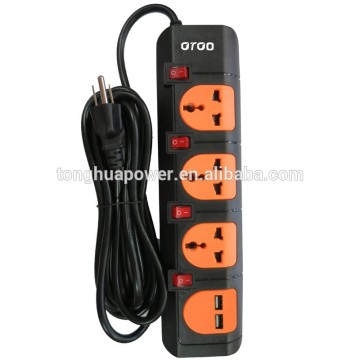 3 pin socket electrical socket power socket/ usb power socket