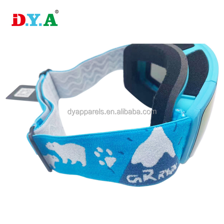 High performance ski goggle elastic band custom wholesale unisex silicone gripper elastic